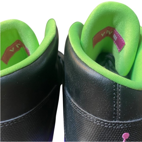 Jordan Flight Club 90\'s Men\'s Black/Green-Purple Sneakers 602661-017 Size 9.5 main image 13